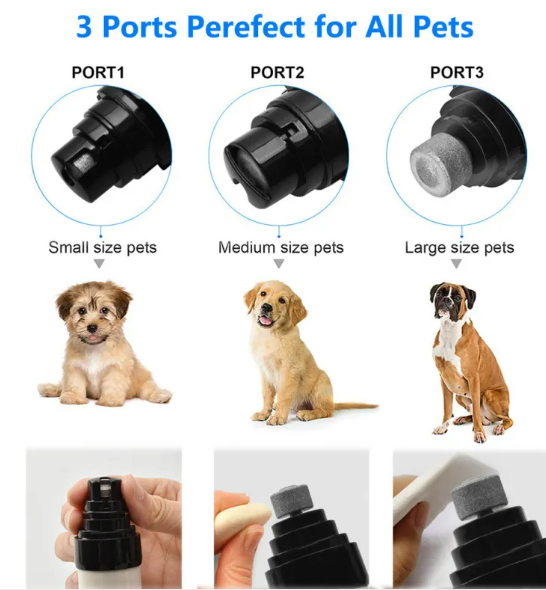 NoQuick™ Painless Pet Nail Grinder – Trim With Confidence, Not Fear
