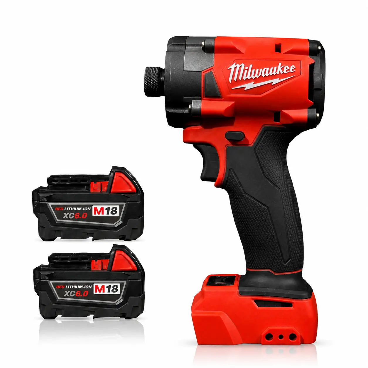 Milwaukee 300Nm 1/4 M18 Impact Driver Supplied with One 6.0Ah Battery + Single Charger | Brushless Motor / Variable Speed Trigger | Deck Screw Driving, Cabinet Installation Halloween Christmas Party Gift Wholesale Tools Alarm Co High Torque Impact