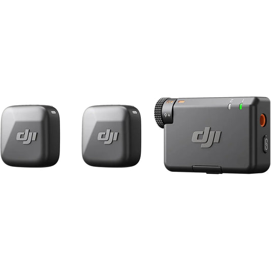 DJI Mic Mini Active Noise Cancelling, Plug-And-Play Ultralight Mic for Camera, Iphone, Android, PC & Tablet, 2-Person Vlog Streaming Team Production