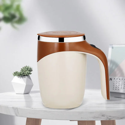 Taza Auto-Mezcladora Magnética Para Café