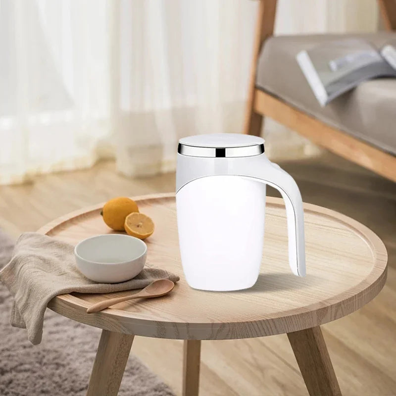 Taza Auto-Mezcladora Magnética Para Café