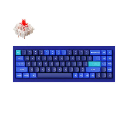 Keychron Q7 Wired Custom Mechanical Keyboard, 70% Layout QMK/VIA Programmable Macro with Hot-Swappable Gateron G Pro Brown Switch Double Gasket Compatible with Mac Windows Linux