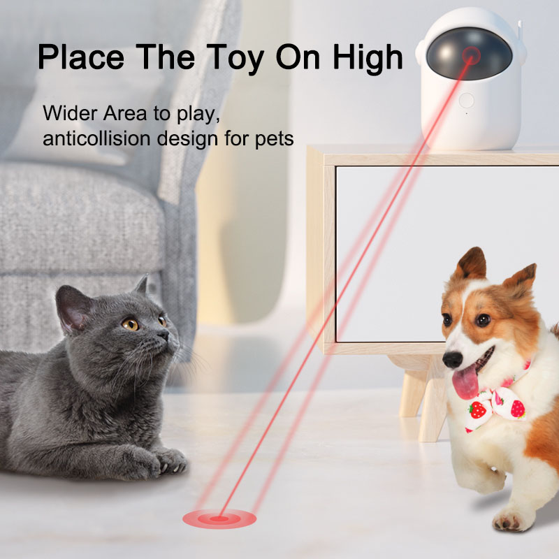 PounceMode™ Auto Laser Cat Toy – Satisfy Their Hunting Instinct, Even While You're at Work