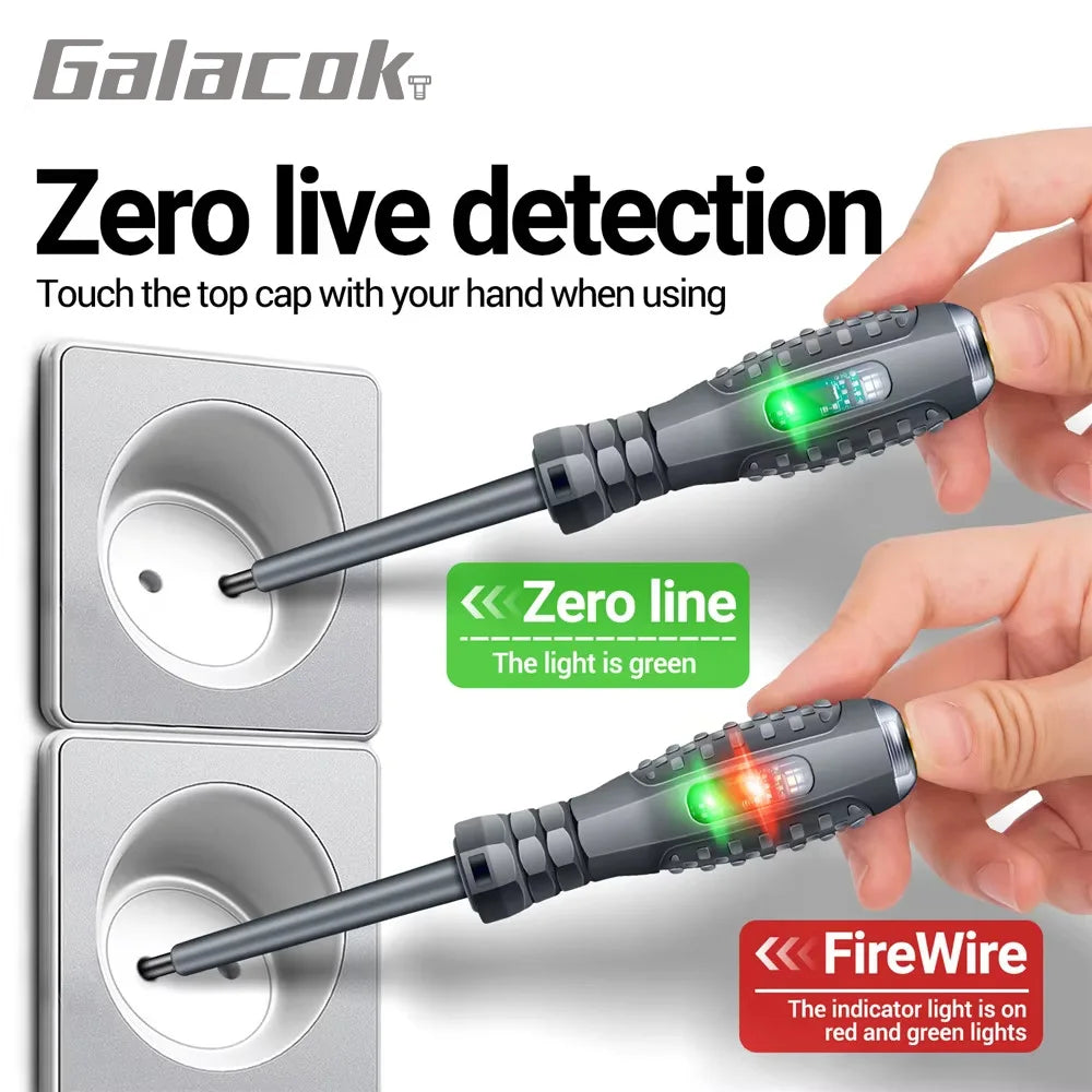 Non-Contact AC Voltage Tester Pen with LED Indicator