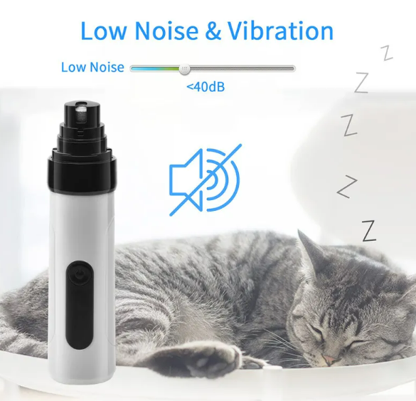 NoQuick™ Painless Pet Nail Grinder – Trim With Confidence, Not Fear