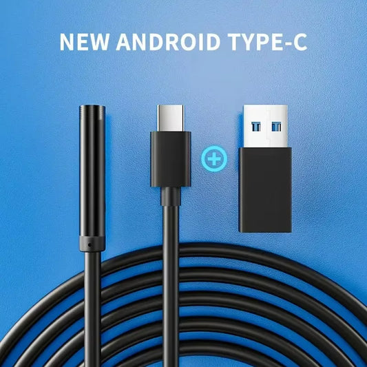 Endoscopio Cámara 7Mm IP67 Waterproof Usb-C/Android