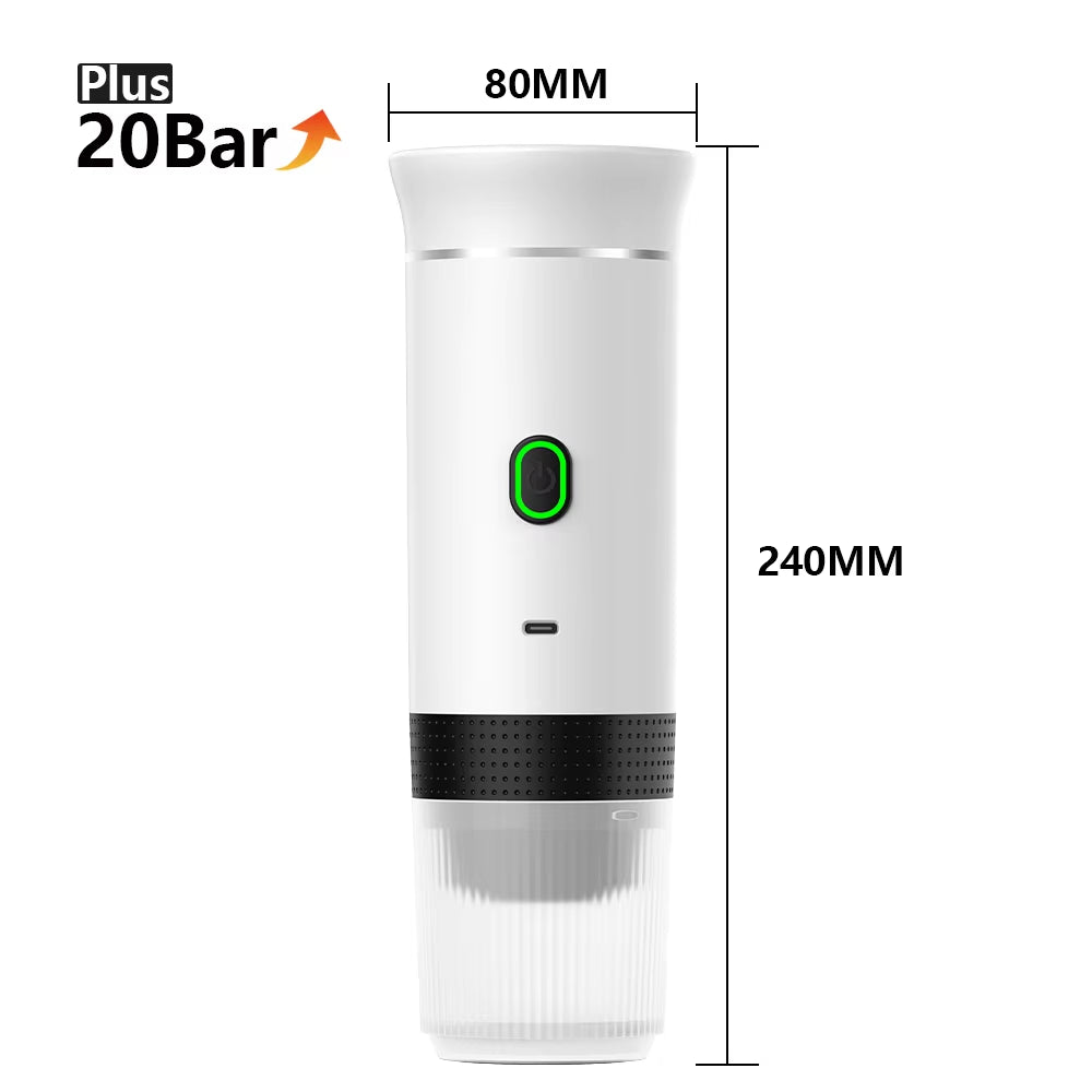 Máquina De Espresso Portátil Inalámbrica 3 En 1