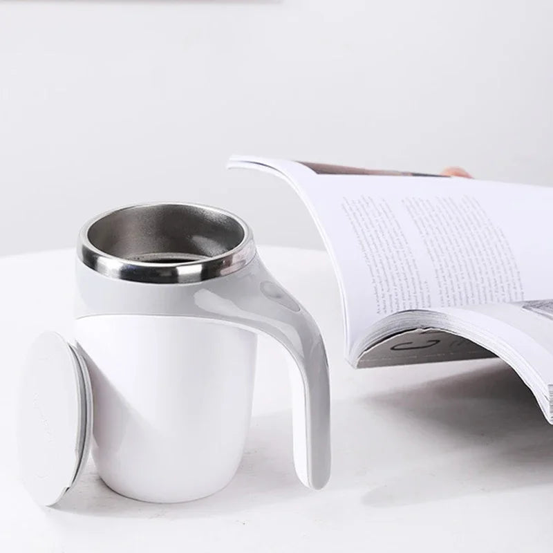 Taza Auto-Mezcladora Magnética Para Café