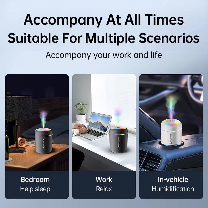 Mini Humidificador Difusor Aromaterapia USB