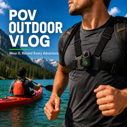 【Action Me】 Portable Mini Action Camera W/ Flip Screen, Hands-Free POV Vlog Camera, Phone-Compatible, Includes Charging Case & Cap Mount (Blk/Wht/Pnk) - Free Protective Case Included #Summerwins #Deals for You