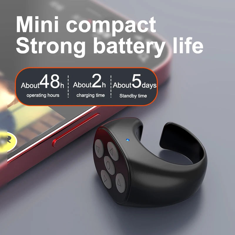 Bluetooth Wireless Selfie Remote Control Ring