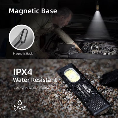 Linterna LED  T7 Recargable Con Base Magnética