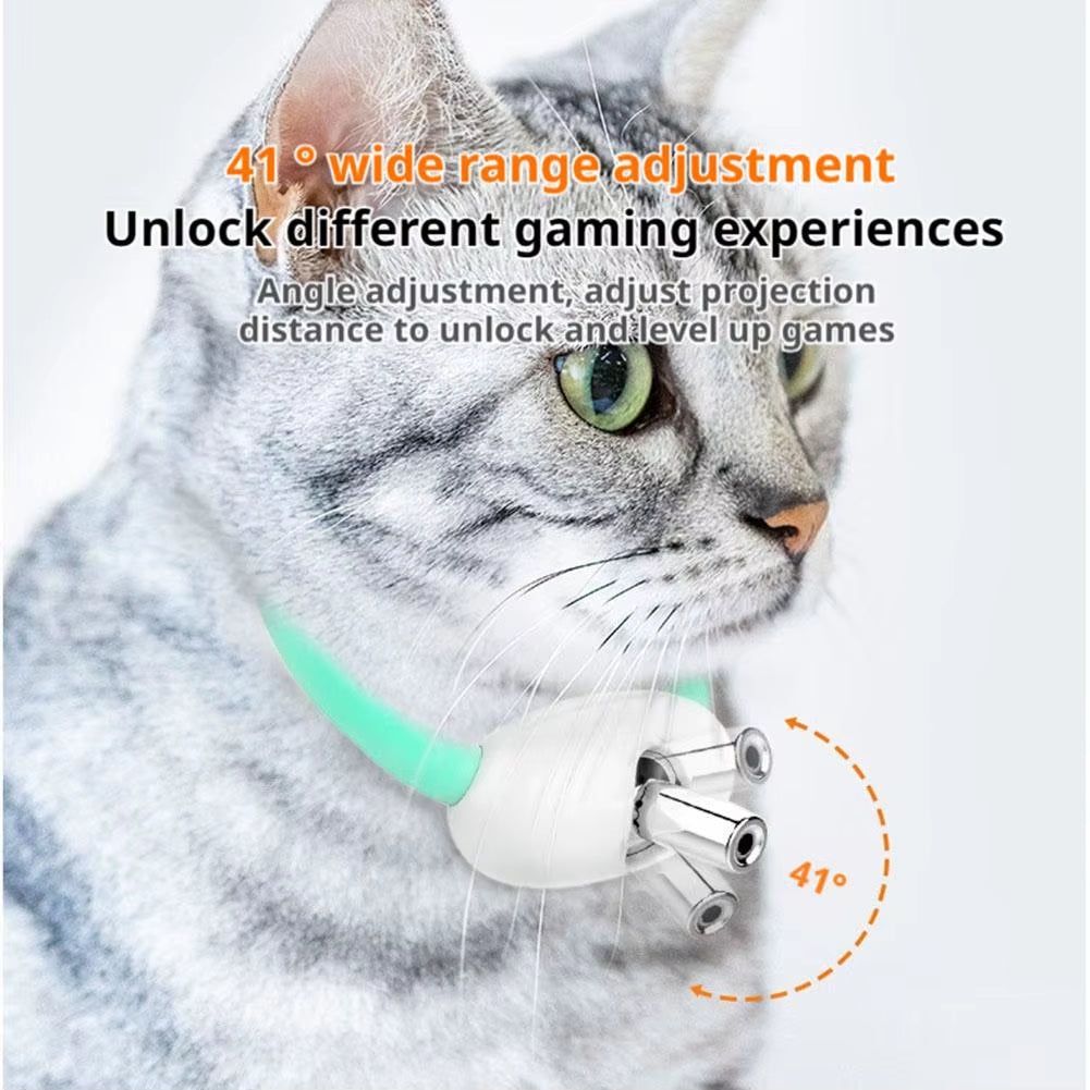Collar Láser Inteligente Para Gatos Recargable