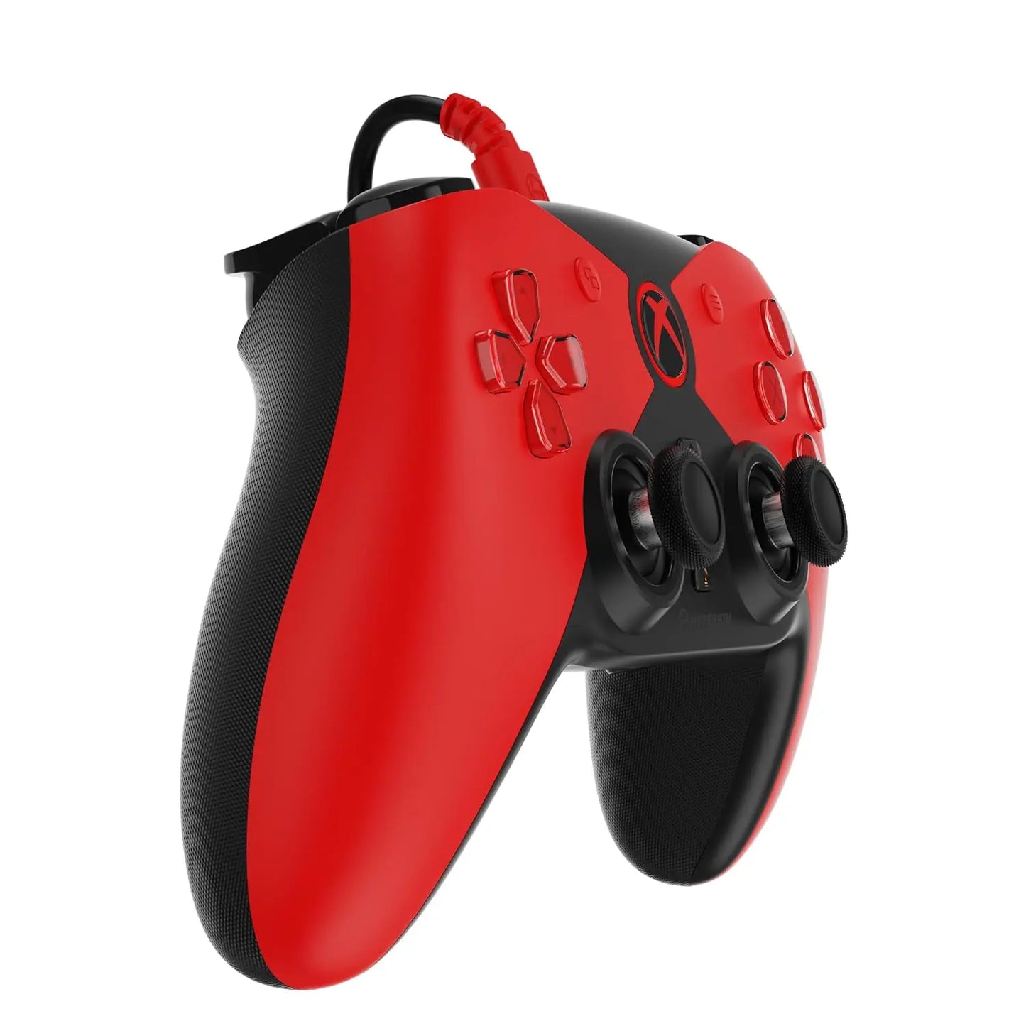 Hyperkin the Competitor Wired Controller for Xbox Series X|S, Xbox One & PC with Hall Effect Joysticks & Impulse Triggers; Symmetrical Layout & Precision D-Pad - Widow (Red)