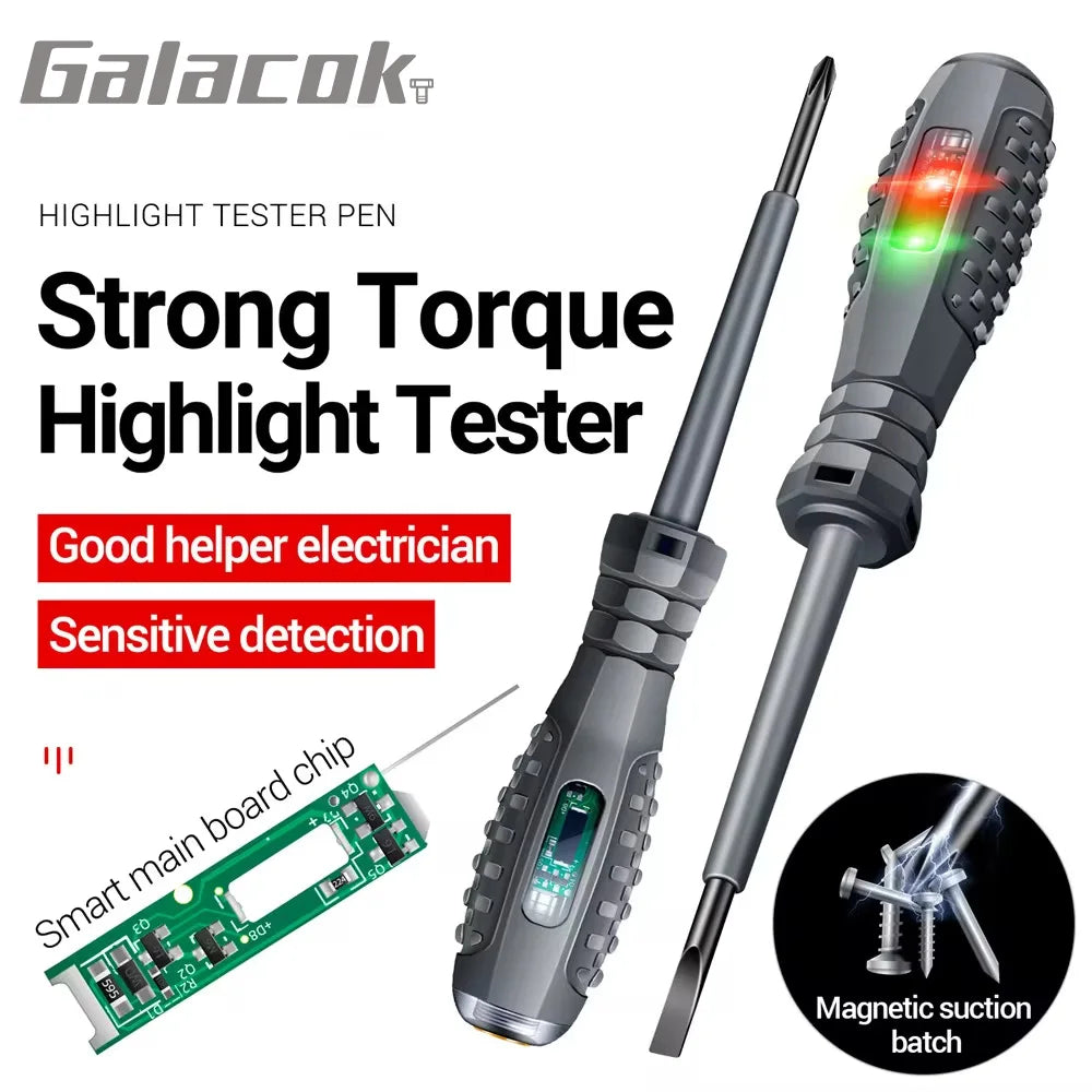 Non-Contact AC Voltage Tester Pen with LED Indicator