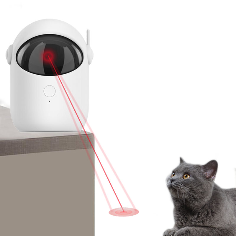 PounceMode™ Auto Laser Cat Toy – Satisfy Their Hunting Instinct, Even While You're at Work