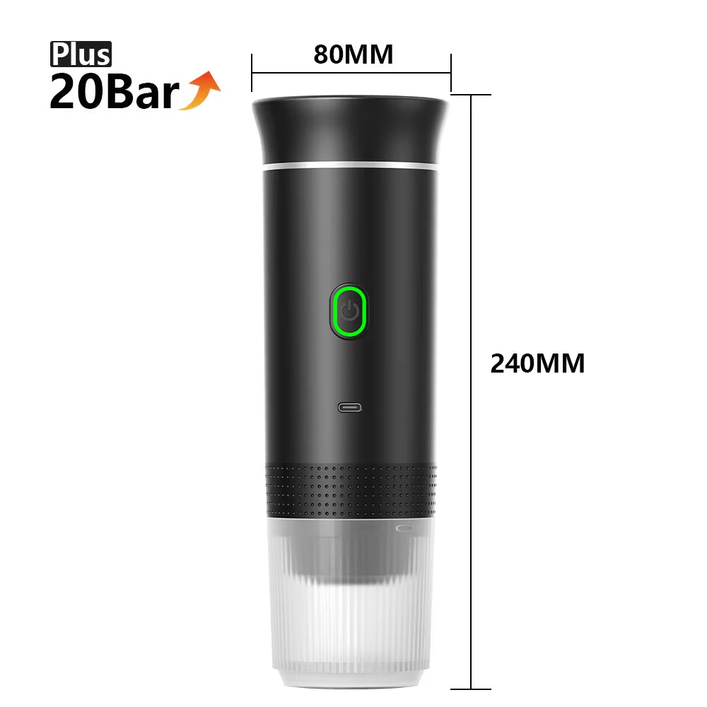 Máquina De Espresso Portátil Inalámbrica 3 En 1