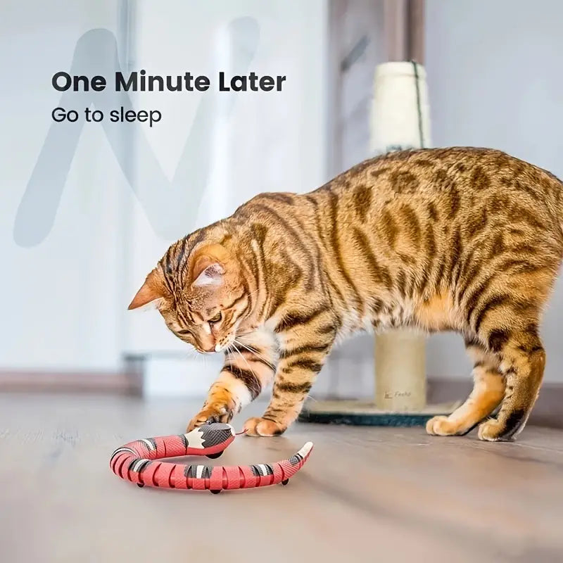 WildStrike™ Interactive Snake Toy – Watch Your Cat's Real Personality Come Out