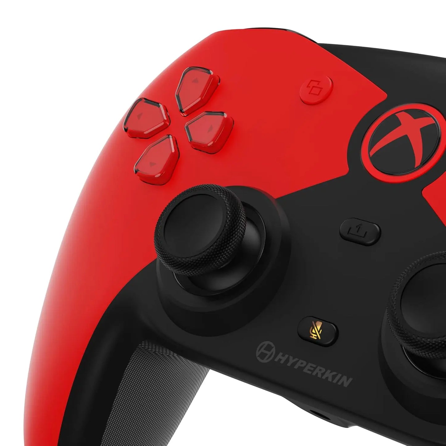 Hyperkin the Competitor Wired Controller for Xbox Series X|S, Xbox One & PC with Hall Effect Joysticks & Impulse Triggers; Symmetrical Layout & Precision D-Pad - Widow (Red)