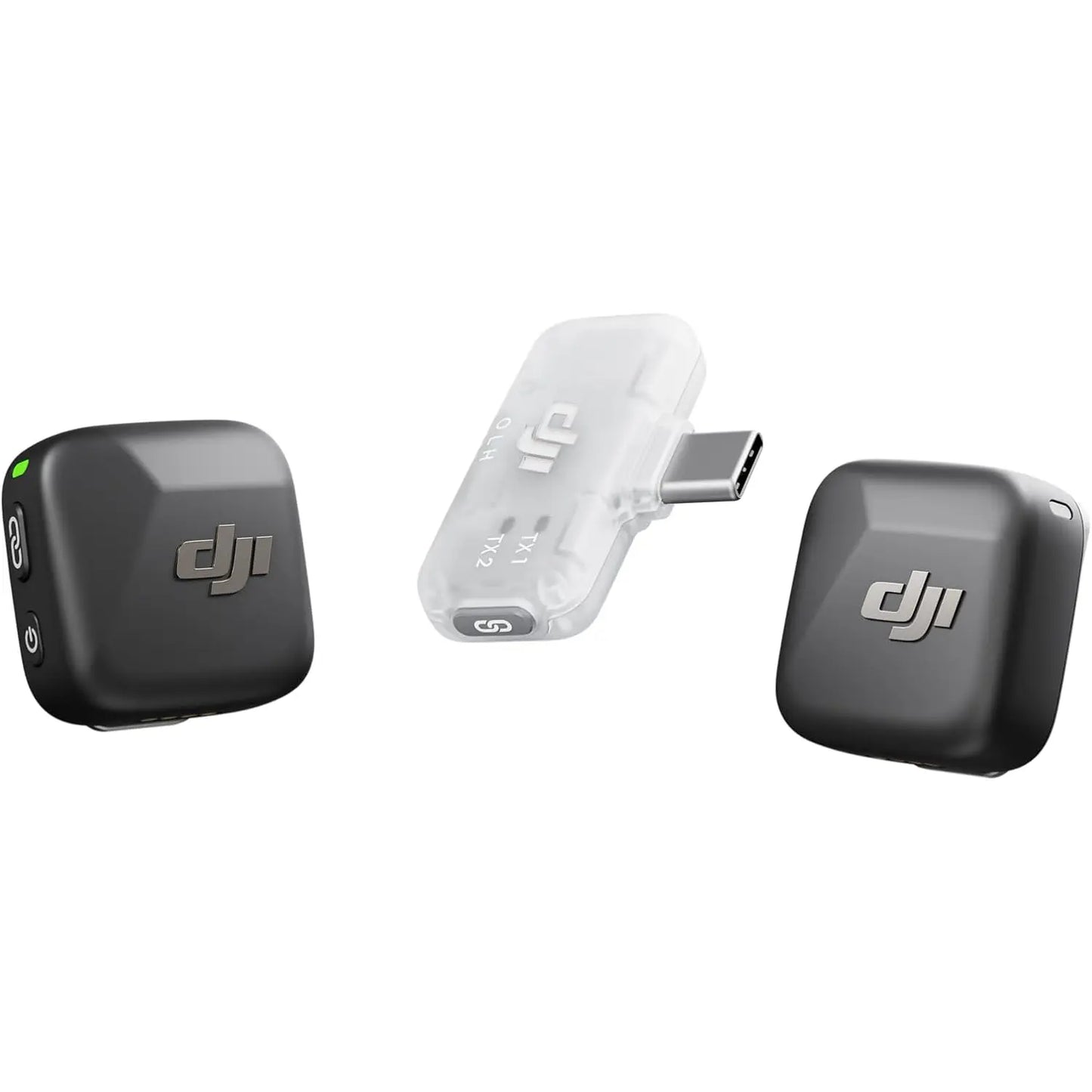 DJI Mic Mini Active Noise Cancelling, Plug-And-Play Ultralight Mic for Camera, Iphone, Android, PC & Tablet, 2-Person Vlog Streaming Team Production