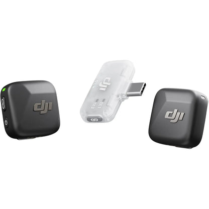 DJI Mic Mini Active Noise Cancelling, Plug-And-Play Ultralight Mic for Camera, Iphone, Android, PC & Tablet, 2-Person Vlog Streaming Team Production