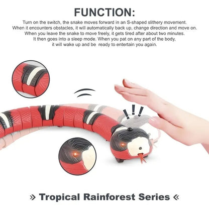 WildStrike™ Interactive Snake Toy – Watch Your Cat's Real Personality Come Out