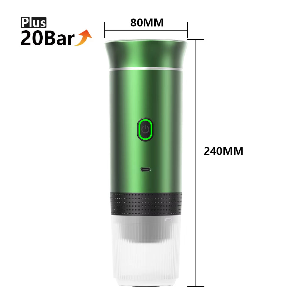 Máquina De Espresso Portátil Inalámbrica 3 En 1