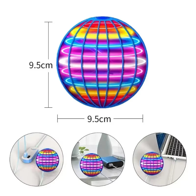 Bola Voladora LED Con Control Por Movimiento De Manos