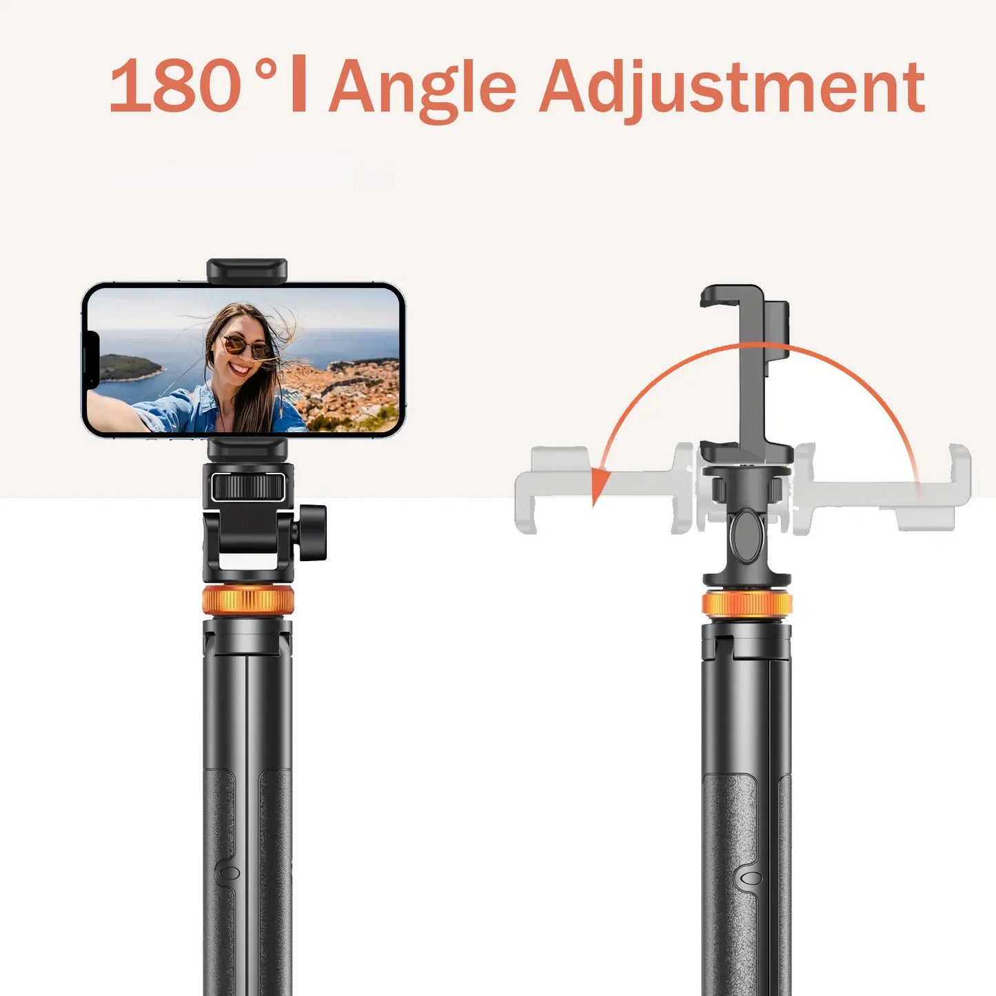 61-In Smartphone Selfie Stick with Wireless Remote & Upgraded Stable Tripod Stand, Tech Accessories, Videography Equipment, Content Creator Tools, Smartphone-Mounted/Modern Selfie Accessories for Iphone 17/16/15/14/13 & Mobile Devices (Travel Use), Cellph