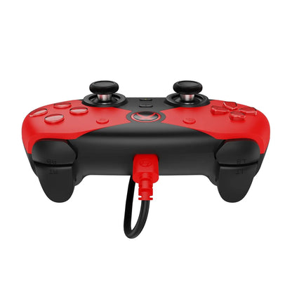 Hyperkin the Competitor Wired Controller for Xbox Series X|S, Xbox One & PC with Hall Effect Joysticks & Impulse Triggers; Symmetrical Layout & Precision D-Pad - Widow (Red)