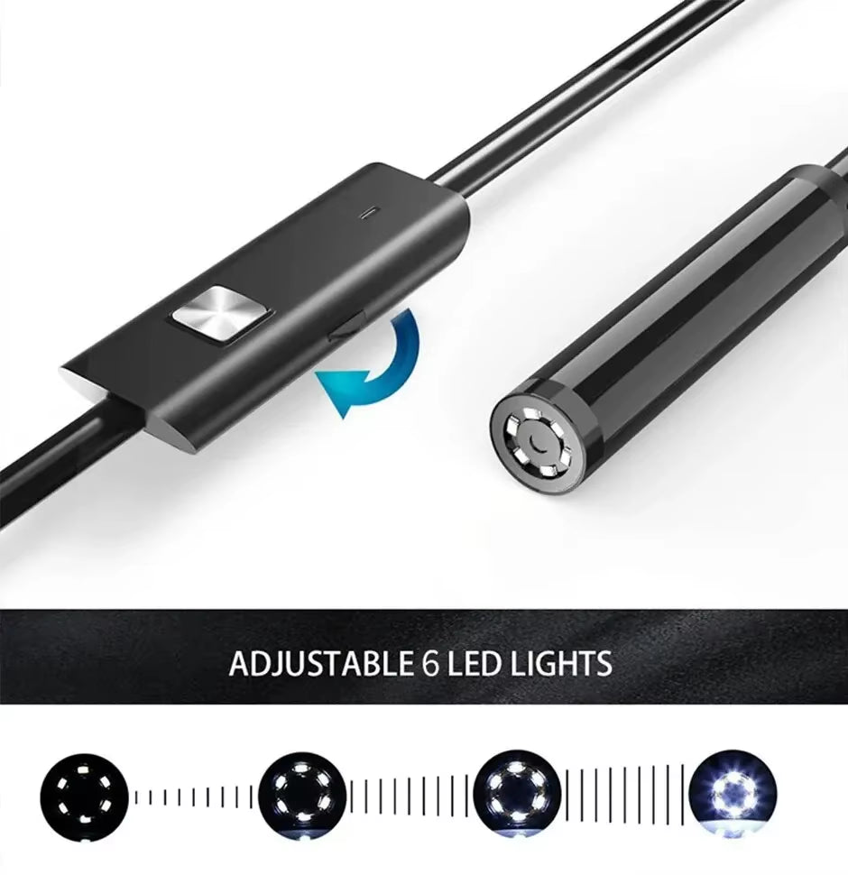 Endoscopio Cámara 7Mm IP67 Waterproof Usb-C/Android