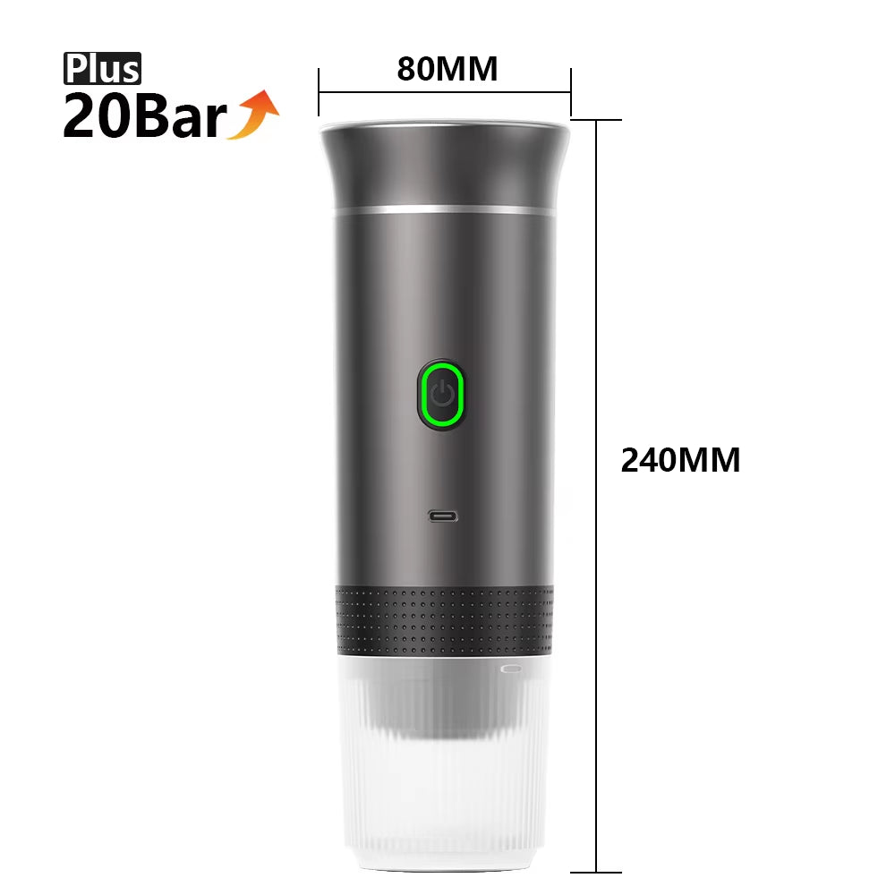 Máquina De Espresso Portátil Inalámbrica 3 En 1