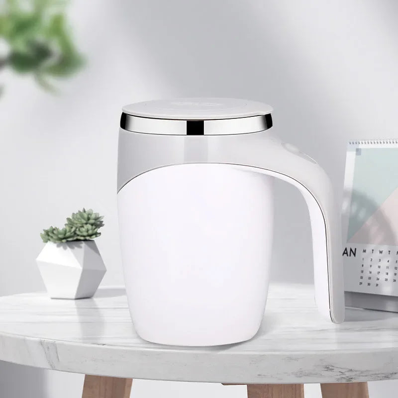 Taza Auto-Mezcladora Magnética Para Café
