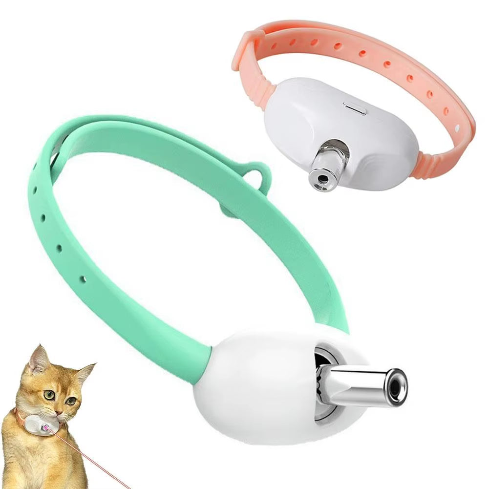 Collar Láser Inteligente Para Gatos Recargable