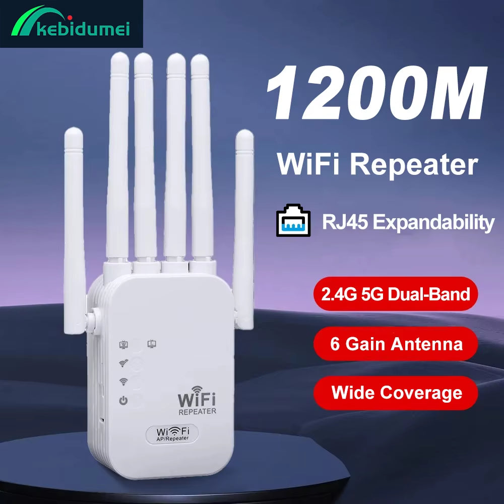 Repetidor Wifi 1200Mbps Doble Banda