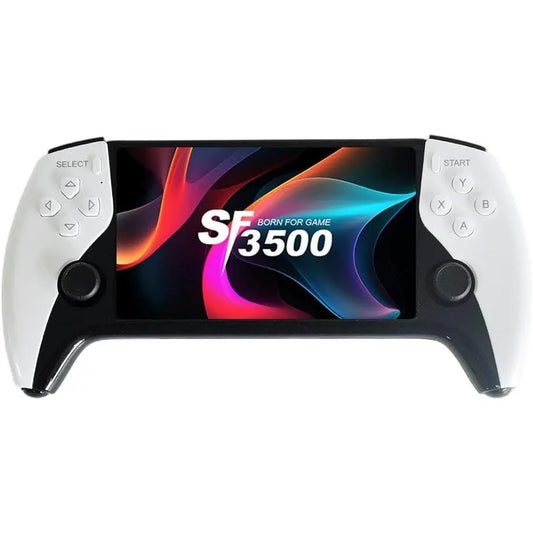 SF3500 Retro Handheld Game Console-Handheld Game Console with HD 5.5-Inch IPS Screen Classic Video Games Supports TV Connection,14+ Emulators & 5-Hour Battery Life