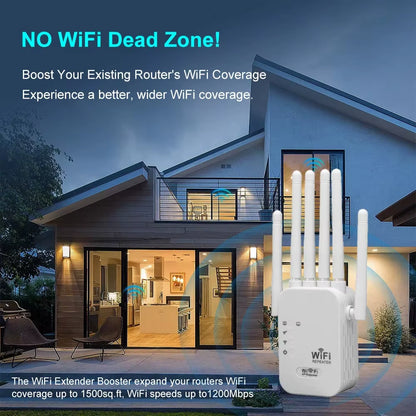 Repetidor Wifi 1200Mbps Doble Banda