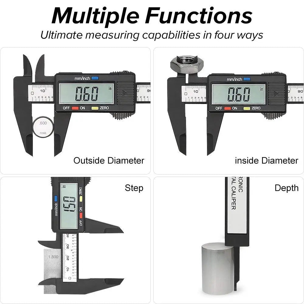 Electronic Digital Caliper Precision Measuring Tool