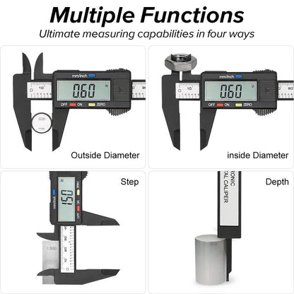 Electronic Digital Caliper Precision Measuring Tool