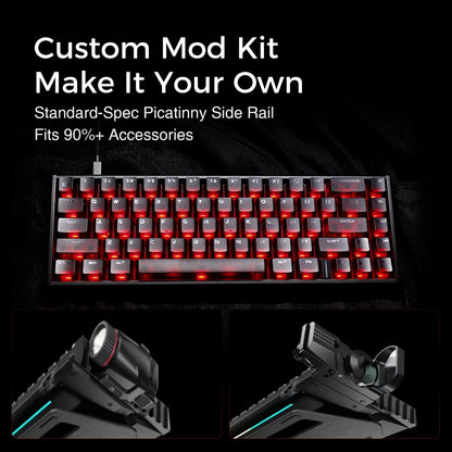 IPI QBZ75/65 Hall Effect Gaming Keyboard with Rapid Trigger RGB Magnetic Switch HE Keyboard 75% Custom Keyboard for Valorant CS2 FPS PC Gamers Creamykeyboard Summerwins Tiktokshopdealsforyoudays Budget, Friendly, Keyboard
