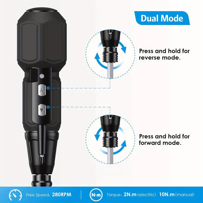 Destornillador Eléctrico Inalámbrico Recargable