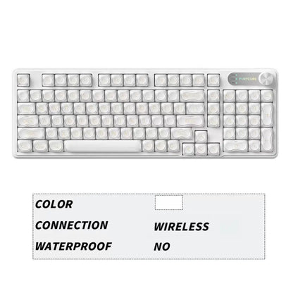 [NEW] FURYCUBE IP98S PRO Music Foundation Keyboard 98Keys Wired Wireless Keyboard with Number Pad Silent Media Knob Custom RGB Backlit Ergonomic for PC MAC PS4 Xbox ONE Membrane Keyboard Office Giftguide Silent