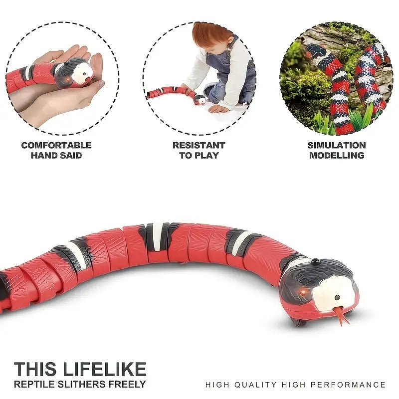 WildStrike™ Interactive Snake Toy – Watch Your Cat's Real Personality Come Out