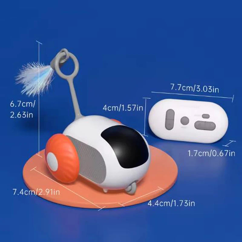 Auto De Control Remoto Juguete Inteligente Para Gatos